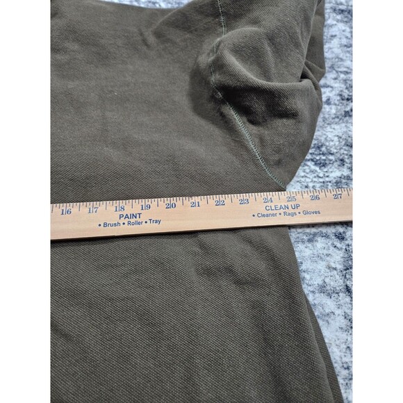 Vintage Champion Henley Heavy Pullover Shirt Green mens XL made in USA  logo - Picture 4 of 6